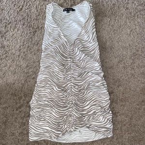 zebra print dress